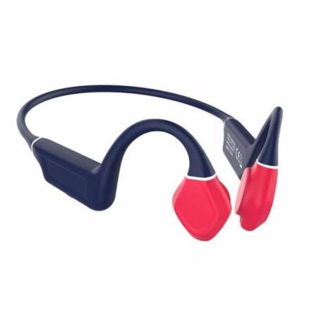 AURICULARES LEOTEC EARPHONES INALAMBRICO AZUL ROJO