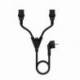 CABLE ALIMENTACION SCHUKO A 2X C13