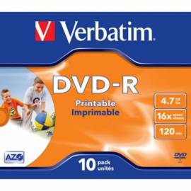 VERBATIM DVD - R 4.7GB 16X TARRINA 10UDS