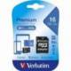 TARJETA MICRO SD VERBATIM 16GB C10