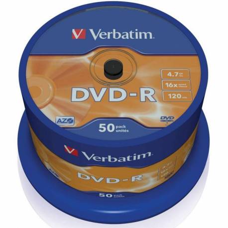 VERBATIM DVD - R 4.7GB 16X TARRINA 50