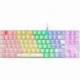 TECLADO INALAMBRICO MARS GAMING MK80 BLANCO