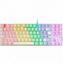 TECLADO INALAMBRICO MARS GAMING MK80 BLANCO