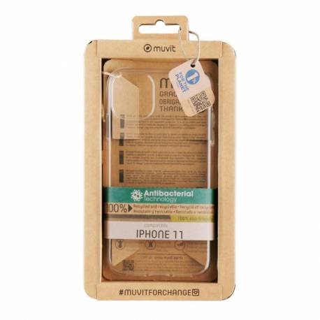 FUNDA MUVIT RECYCLETEK ANTIBACTERIANA APPLE IPHONE