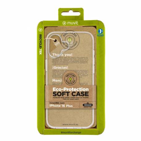 FUNDA MUVIT RECYCLETEK APPLE IPHONE 16