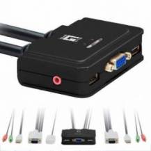 CONMUTADOR KVM LEVEN ONE KVM - 0223 VGA