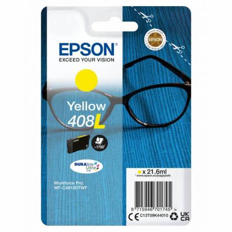 CARTUCHO TINTA EPSON 408L AMARILLO DURABRITE