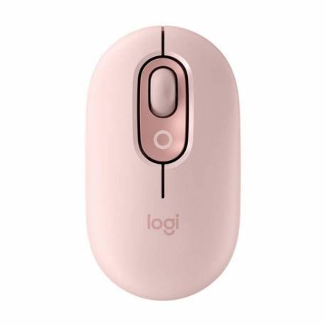 RATON INALAMBRICO LOGITECH POP MOUSE ROSA
