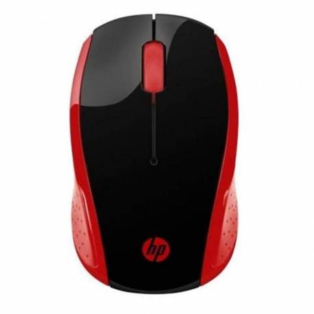 RATÓN HP INALÁMBRICO 200 ROJO IMPERÍAL