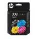 PACK CARTUCHOS TINTA HP 308 NEGRA