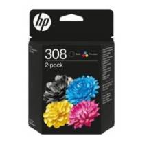 PACK CARTUCHOS TINTA HP 308 NEGRA