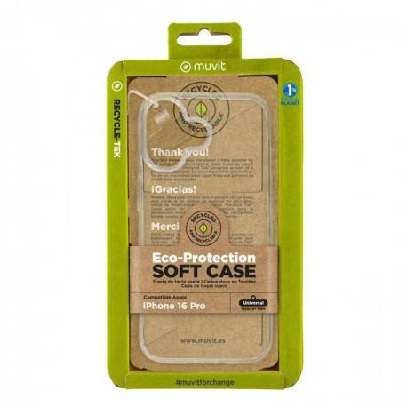 FUNDA MUVIT RECYCLETEK APPLE IPHONE 16