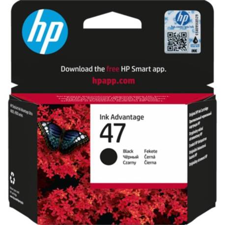 CARTUCHO TINTA HP 47 6ZD21AE NEGRO