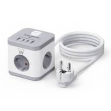 REGLETA SOBREMESA EWENT EW3863 3X SCHUKO