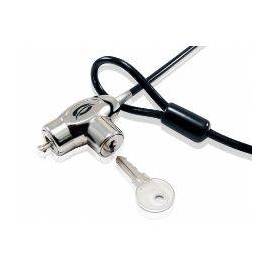 CABLE SEGURIDAD ANTIRROBO CON LLAVE PORTATIL