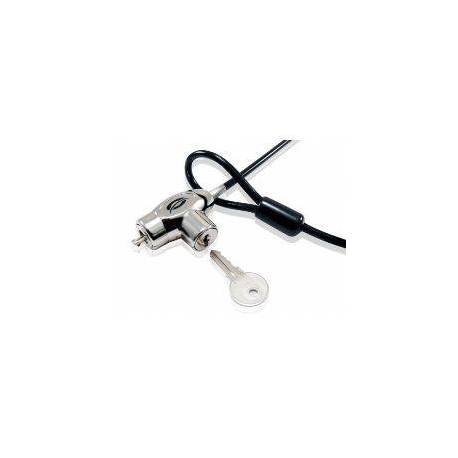 CABLE SEGURIDAD ANTIRROBO CON LLAVE PORTATIL