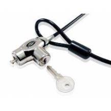 CABLE SEGURIDAD ANTIRROBO CON LLAVE PORTATIL