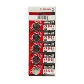 BLISTER MAXELL PILA BOTON LITIO CR2025