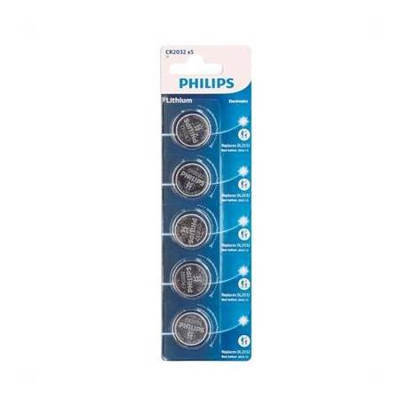 PHILIPS PILA BOTÓN LITIO CR2032 3V