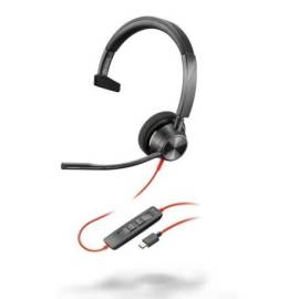 AURICULARES POLY MONOAURALES BLACKWIRE 3310 USB - C