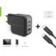 CARGADOR PARED CONCEPTRONIC ALTHEA17B 67W 2X