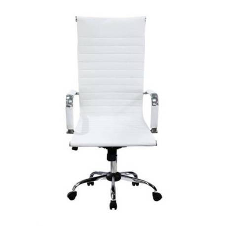 SILLA OFICINA EQUIP 651017 BLANCA ERGONOMICA
