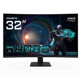 MONITOR CURVO GAMING GIGABYTE GS32QCA 31.5 PULGADAS