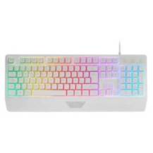 TECLADO MARS GAMING MK124 BLANCO