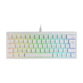 TECLADO MARS GAMING MKMINIPRO RGB BLANCO