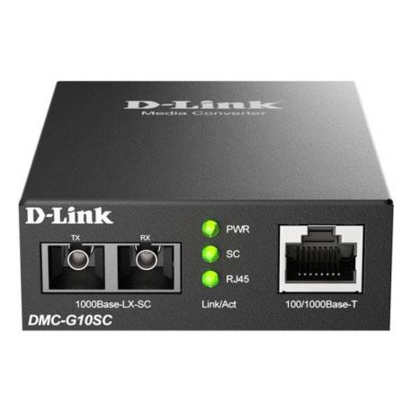 CONVERTIDOR MEDIOS MONOMODO D - LINK DMC - G10SC