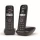 TELEFONO INALAMBRICO GIGASET AS690 DUO NEGRO