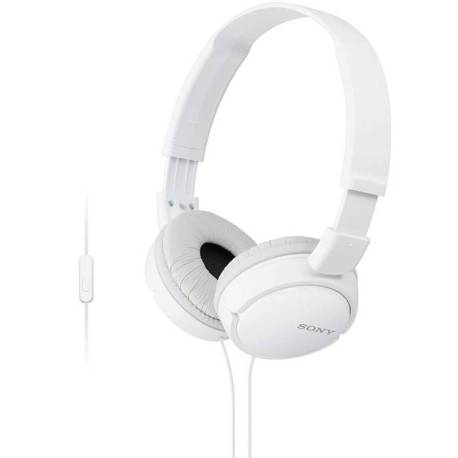 AURICULARES SONY MDRZX110APW BLANCO PLEGLABLE MICROFONO
