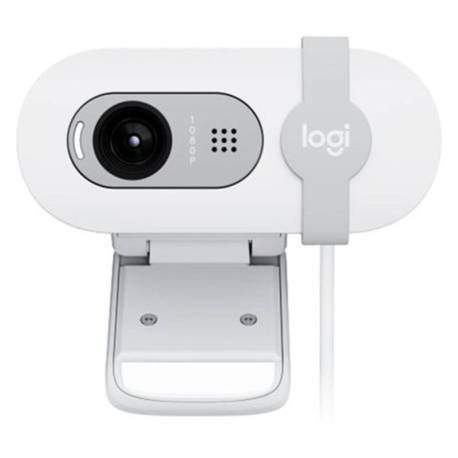WEBCAM LOGITECH BRIO 100 BLANCO FULL