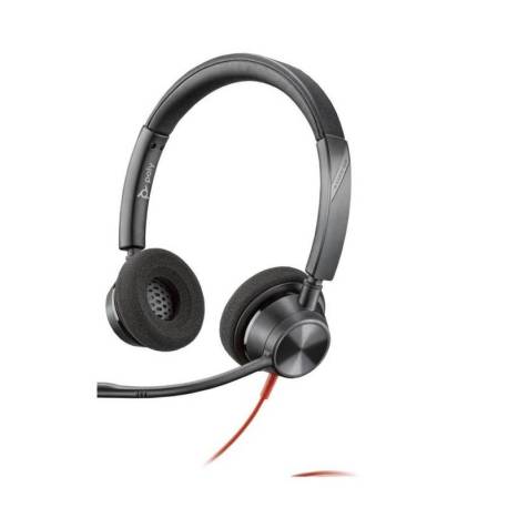 AURICULARES POLY ESTÉREO BLACKWIRE 3325 CON