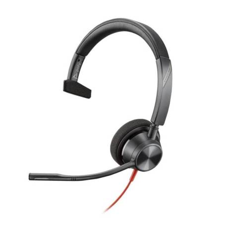 AURICULARES POLY MONOAURALES BLACKWIRE 3310 CON