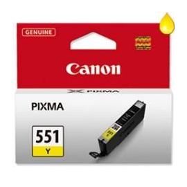 CARTUCHO TINTA CANON CLI-551Y AMARILLO MG6350