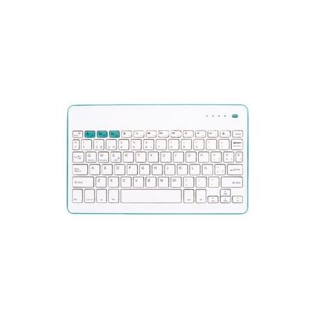 TECLADO INALAMBRICO KB SILVER HT BLANCO