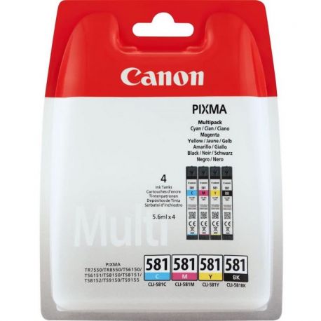 CARTUCHO TINTA CANON CLI 581 PIXMA MULTIPACK